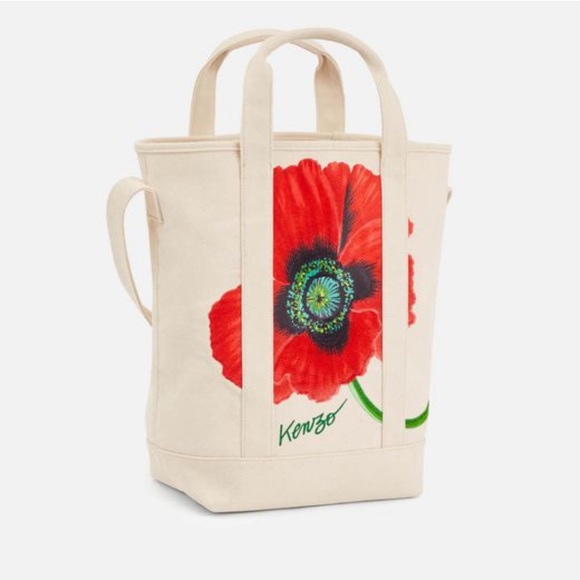 Kenzo Other - Kenzo Poppy-print tote bag